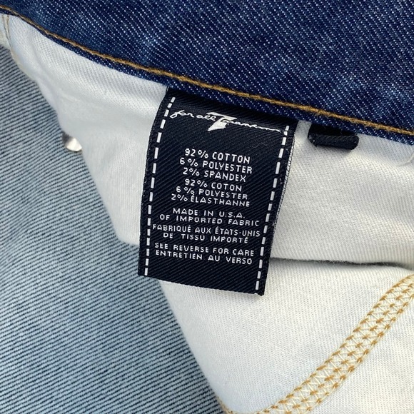 Seven For All Mankind The Straight Med Wash Denim Jeans Mens 36x30 Luxe Performa - Picture 2 of 4